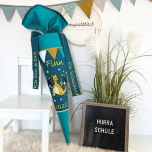 Schultütendesign „Finn Drache"