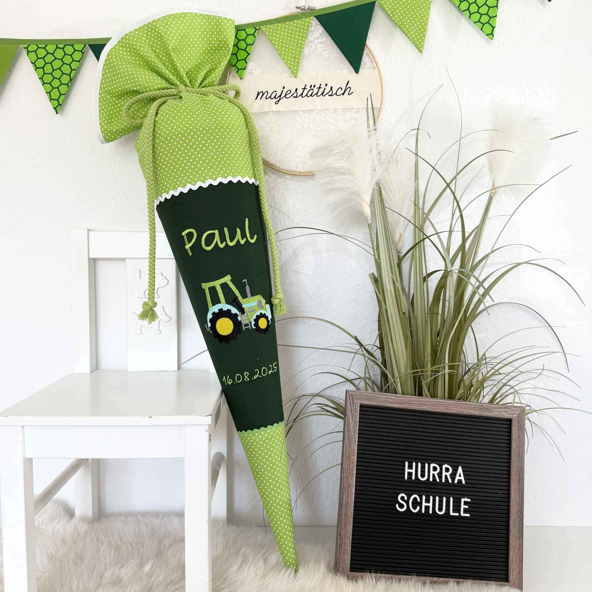 Schultütendesign „Paul Traktor"